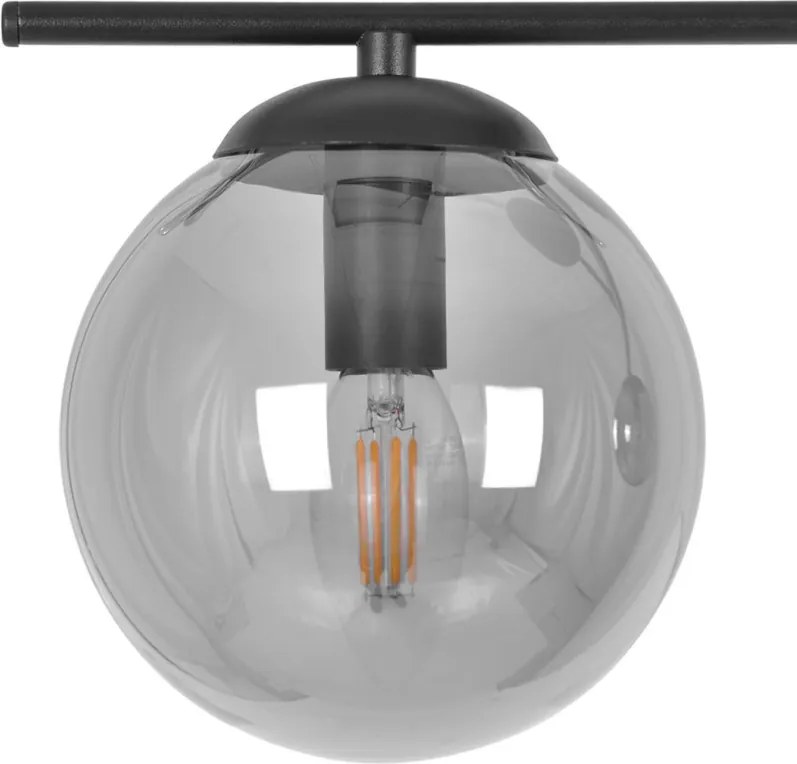 KAJA K-5168 GAMMA Glamour Mennyezeti Lámpa Fekete E14 IP20