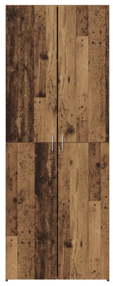 Magas tálaló Régi fa 70x42.5x185 cm Mérnöki fa