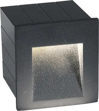 Kültéri Falba píthető Lámpa Szürke Step LED