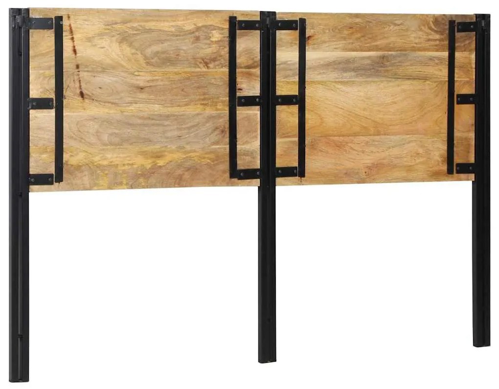 tömör fa mangó és vas fejtámla 160 cm