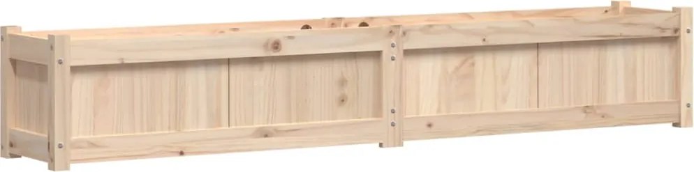 vidaXL tömör fenyőfa kerti virágláda 180x31x31 cm