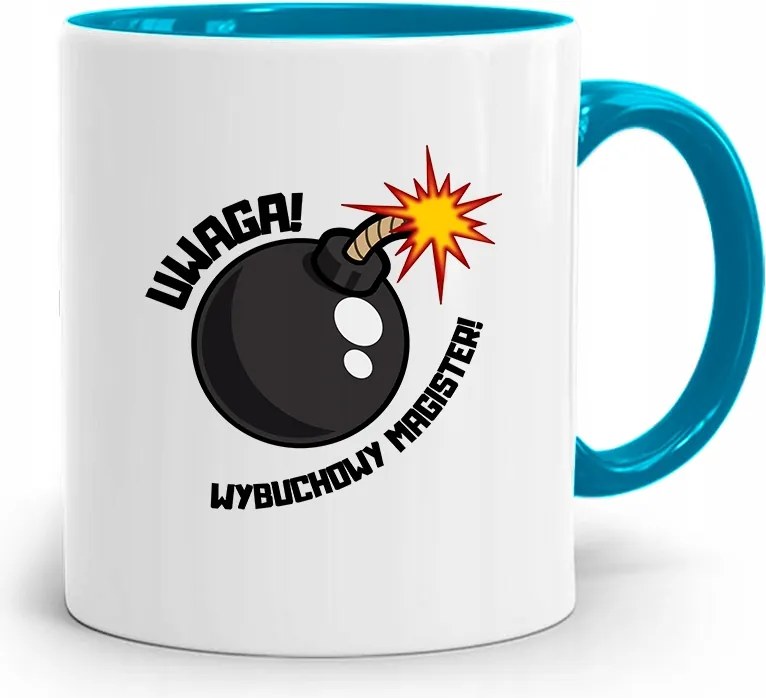 Mesterképzési Bögre Kék Születésnapi Ajándék fényképes nyomtatással