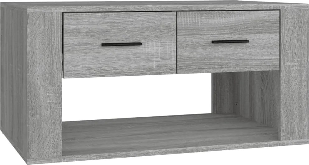 vidaXL szürke sonoma színű szerelt fa dohányzóasztal 80 x 50 x 40 cm