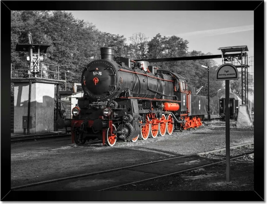 Poszterek keretben 40x30 Gőzmozdony Mozdony