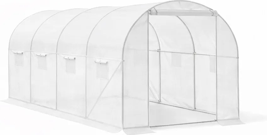 Fóliasátor 200x250x400 cm váz+fólia átlátszó