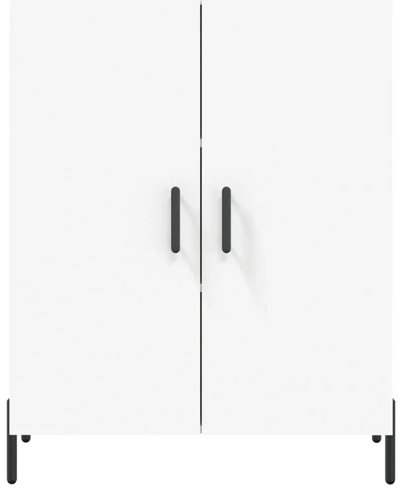 fehér szerelt fa magasszekrény 69,5 x 34 x 180 cm