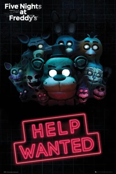 Plakát Five Nights at Freddy's - Help Wanted