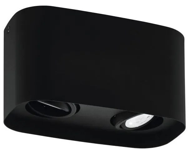 Eglo 31098 - LED spotlámpa MENDOZA 2xLED/4,7W/230V 3000K fekete