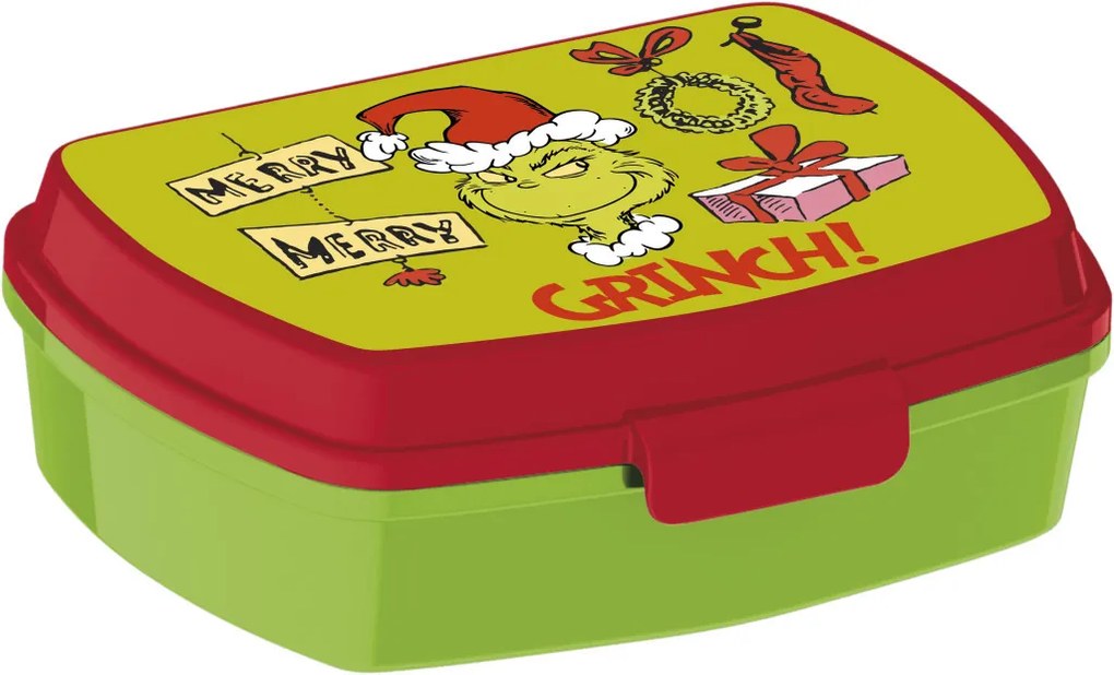 A Grincs Christmas Mischief funny műanyag szendvicsdoboz