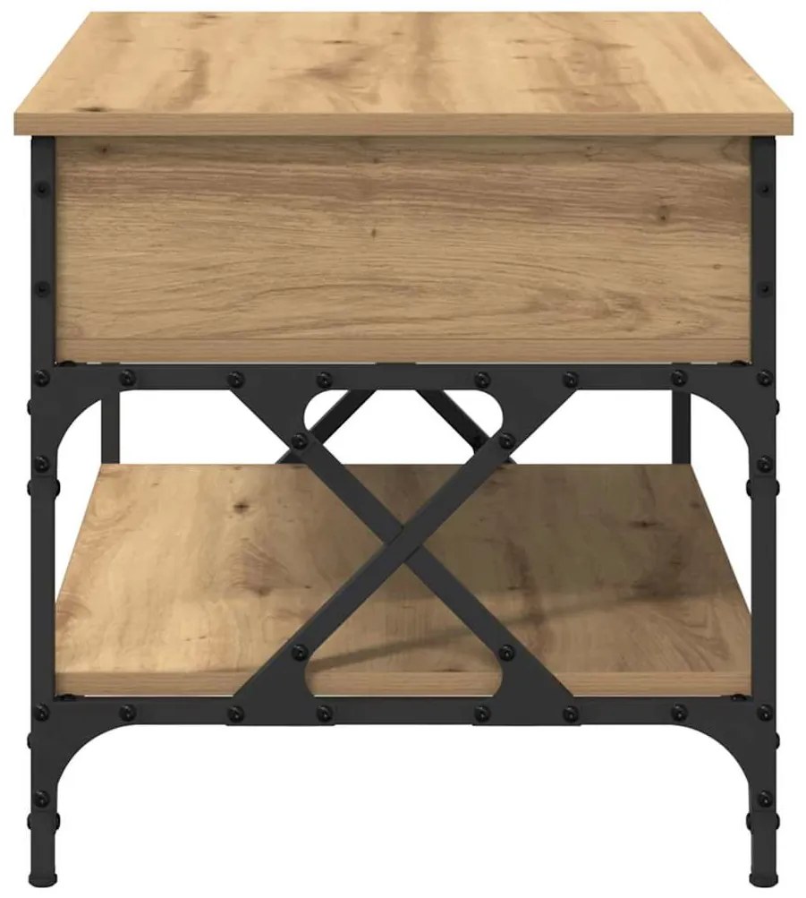 Dohányzóasztal Artisan tölgy 70x50x50cm Faanyag