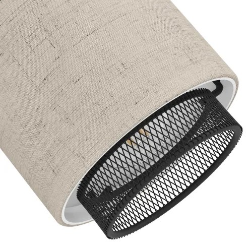 Eglo 43658 - Fali lámpa ROSLEY 3xE14/40W/230V fekete/bézs