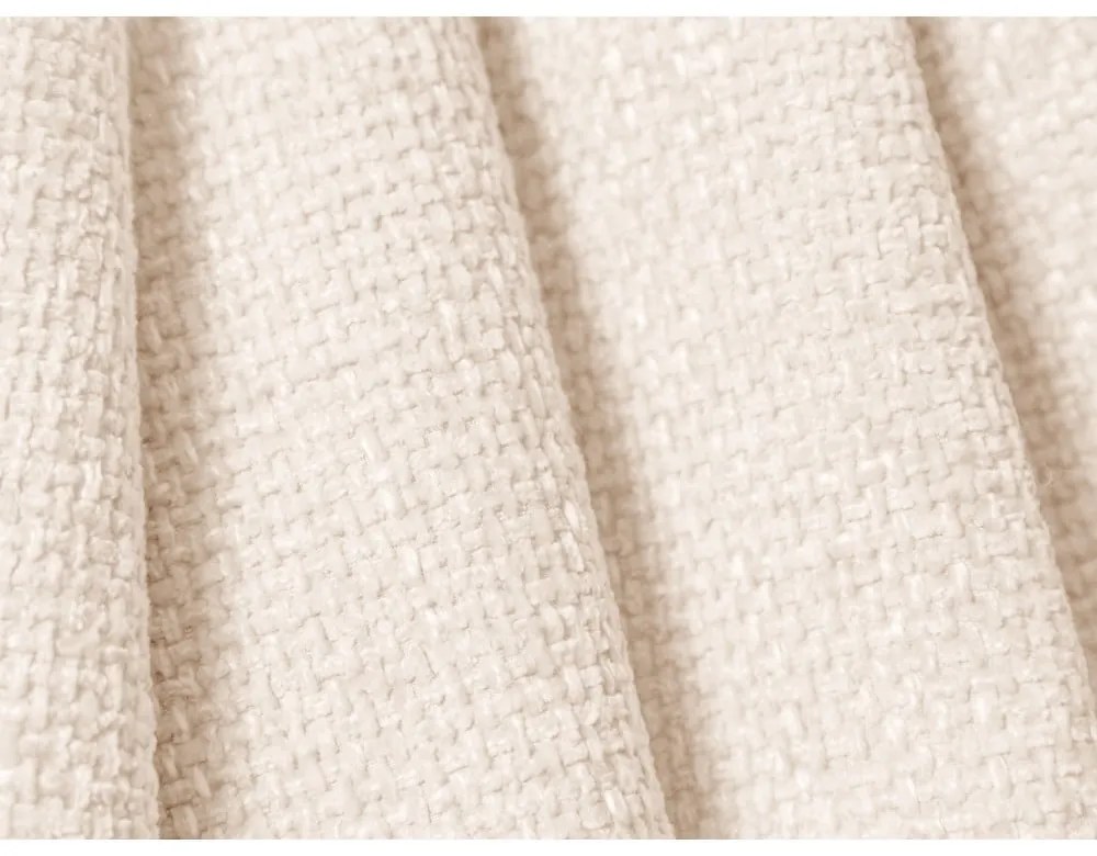 Krémszínű zsenília moduláris sarokkanapé Lupine – Micadoni