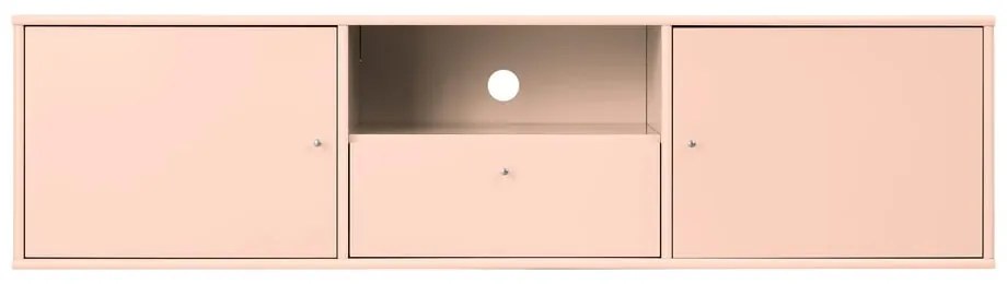 Világos rózsaszín TV-állvány 161x42x45 cm Mistral – Hammel Furniture