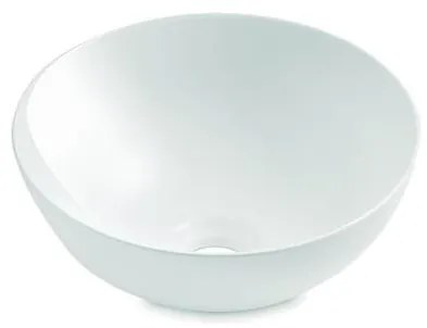 Bathco 4914 - DAKAR ráültethető mosdó Ø 30 cm porcelán/fehér