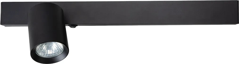 Fali lámpa Mágnes 9W+1xGU10 3000/4000K Fekete Bal