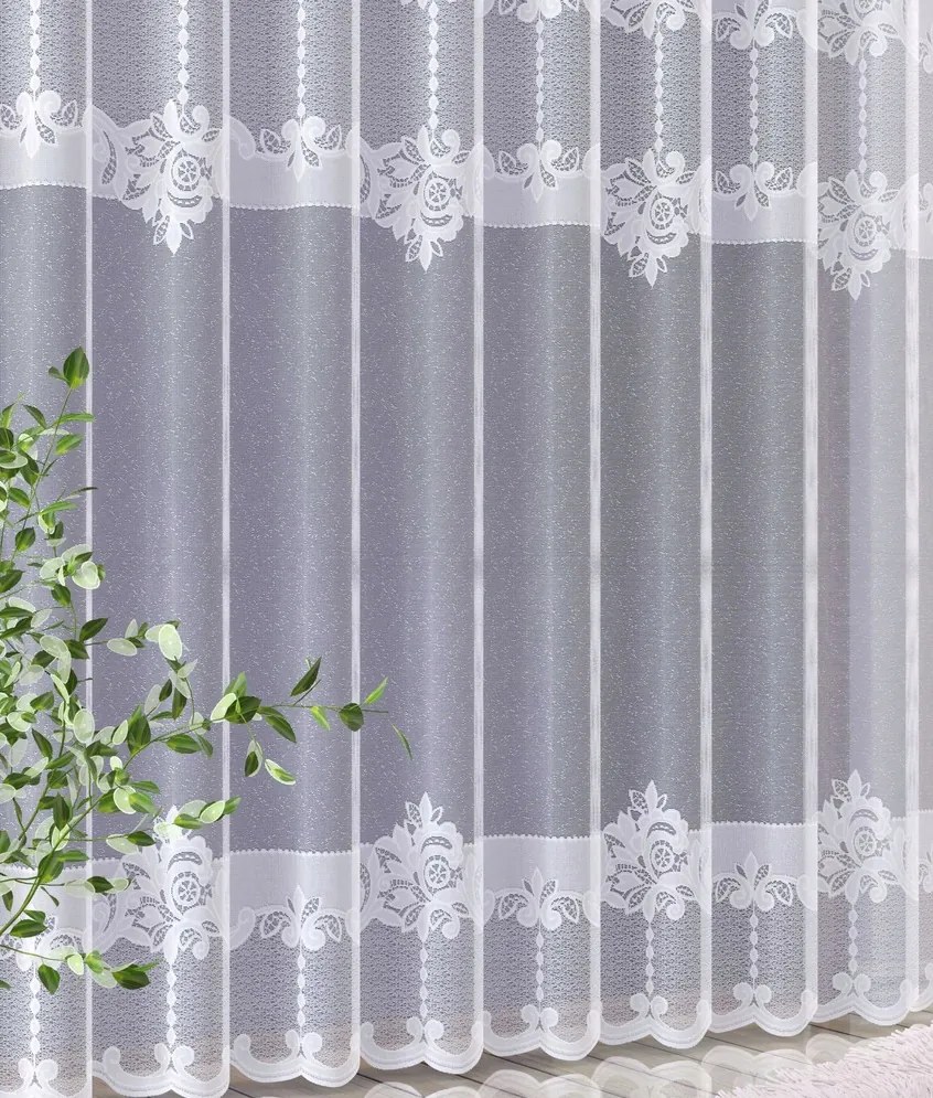 Mg Függöny 648/220 Fehér 400x250cm készre varrva Bt M