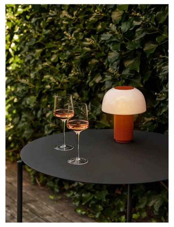 Fekete fém kerek étkezőasztal ø 70 cm Disc – Zone