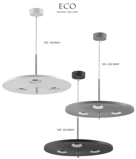 Jupiter 1373 - BI - LED függesztékes lámpa ECO LED/8,5W/230V