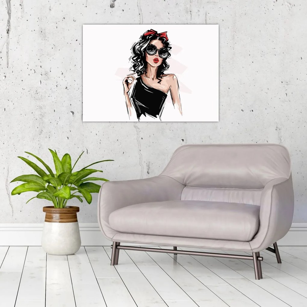 Kép - Divat nő (70x50 cm)