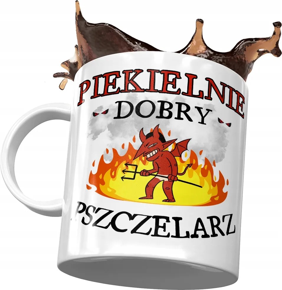 Pokolian jó méhész bögre fényképes nyomtatással