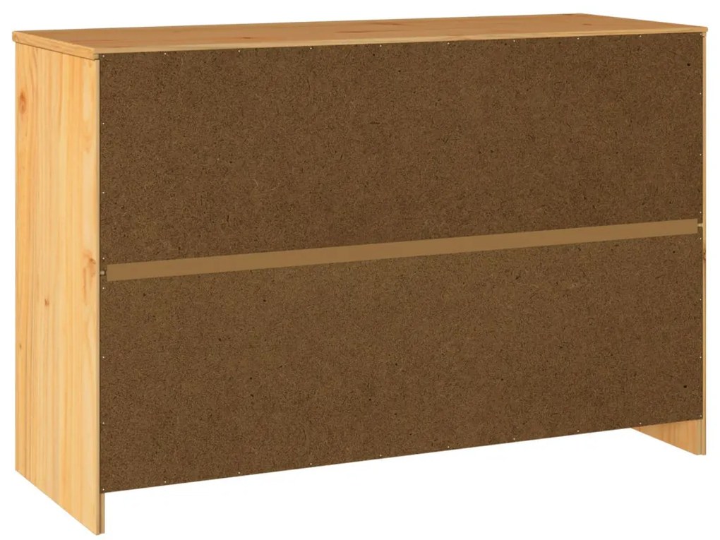 Oldalszekrény "DRAMMEN" 114x43x75,5 cm Tömör fenyő
