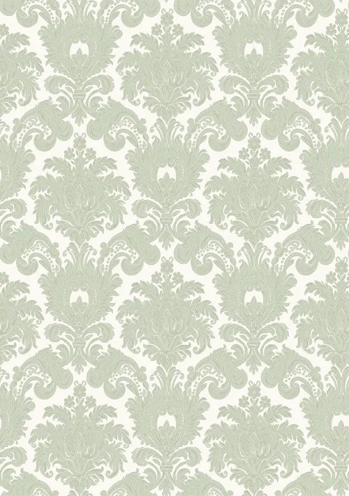 Parato Cristiana Masi The Best Classic & Elegant Allegro fehér-zöld neobarokk vlies tapéta – 23615