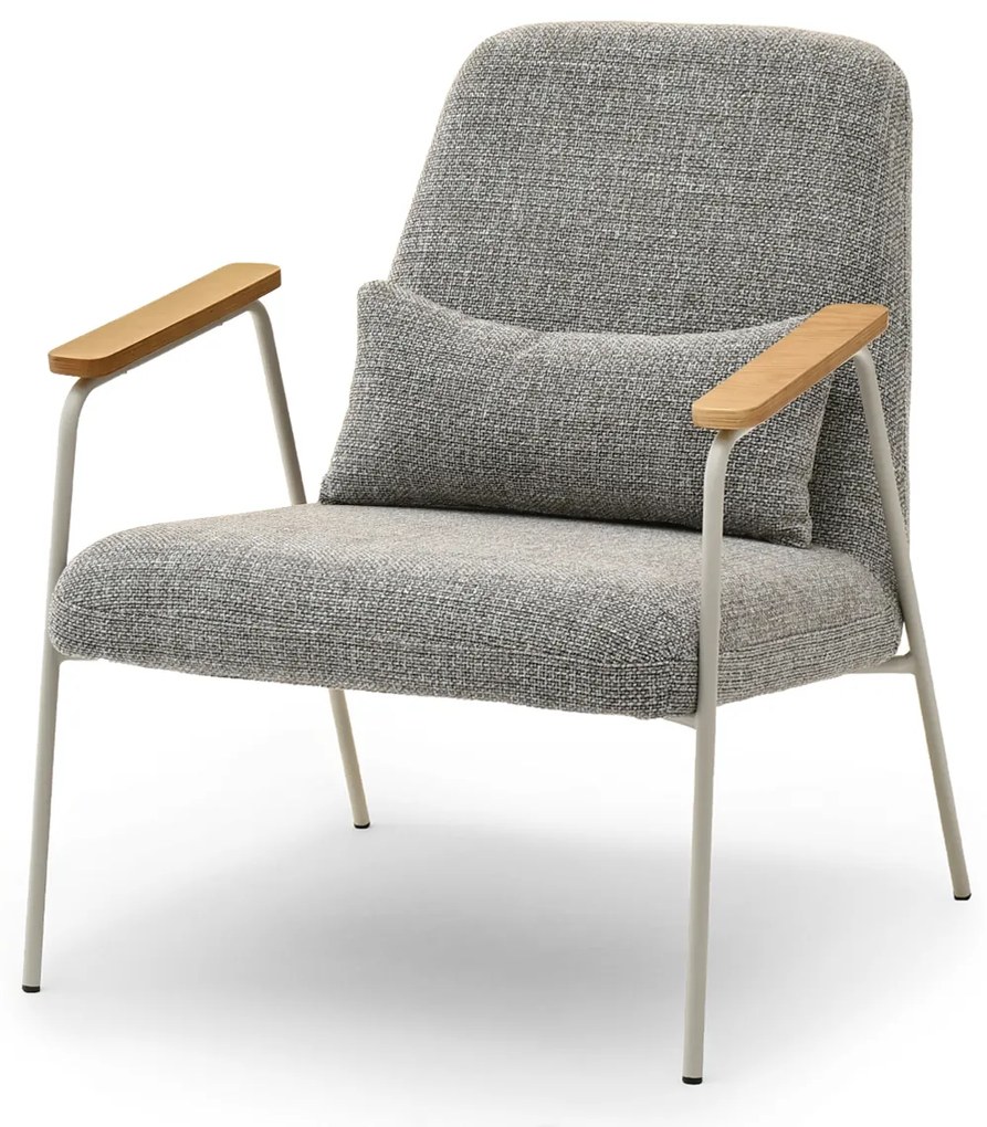 Fotel Elba (szürke bézs + tölgy). 1110001