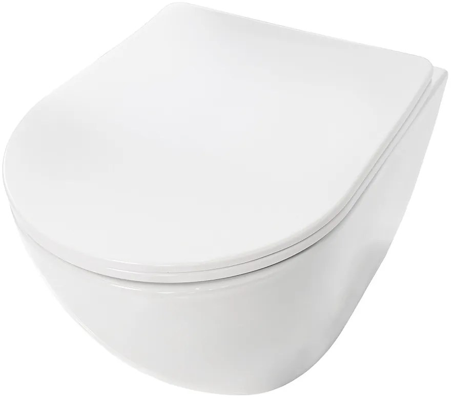 Delano fali rimless WC soft-close ülőkével