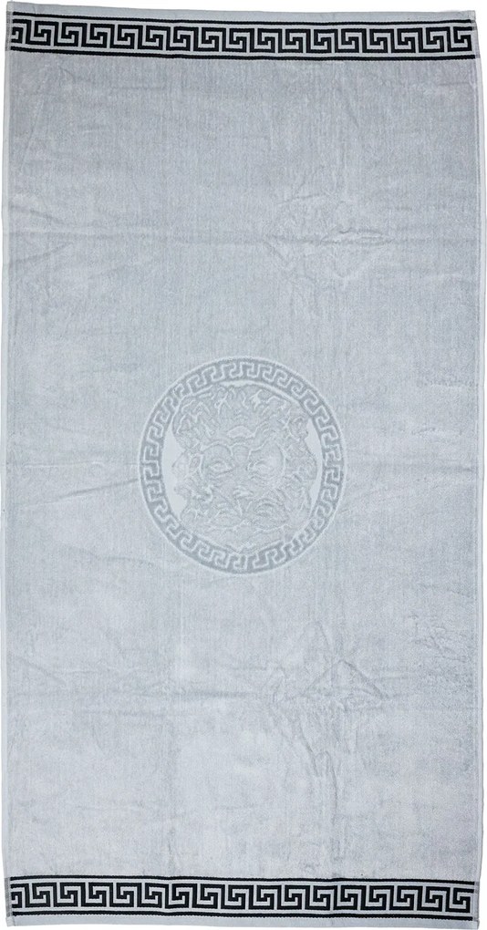 POSEIDON Strandtörölköző szürke 165x90cm