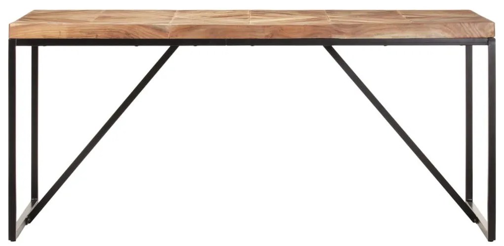 Tömör akác és mangófa étkezőasztal 160 x 70 x 76 cm