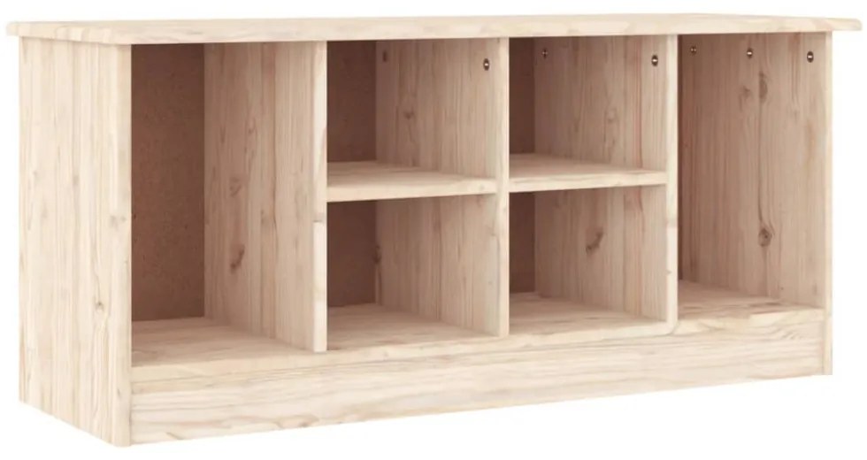 ALTA tömör fenyőfa cipőszekrény 100x35x45 cm