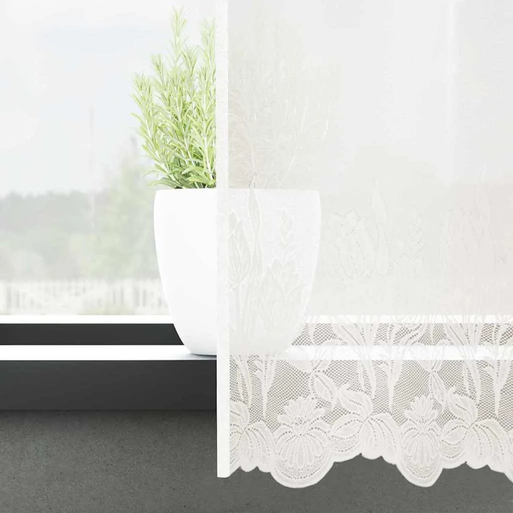 Függönyök függönyökkel Fehér 750 x 240 cm Poliészter