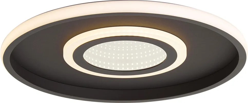 Modern mennyezeti lámpa fekete LED-del, 3-állású kapcsolóval - Frini