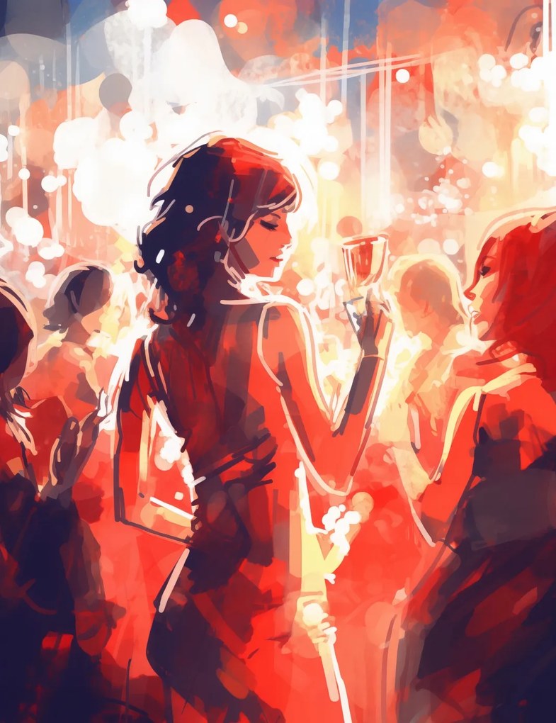 Poszter 50x65cm Kijárat az esti órákban