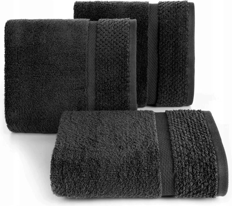 Vilia törölköző 70x140 grafit színű frottír 530g/m2