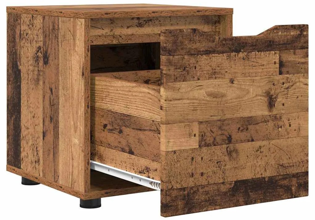 vidaXL Fürdőszoba Székény Öreg fa 40,5 x 40 x 44 cm Faanyag