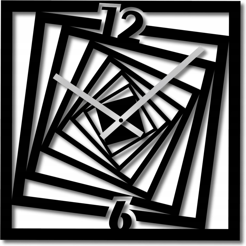 Falióra 60 cm Nagy Nappaliba Négyzet Alakú Falióra Loft Konyhába