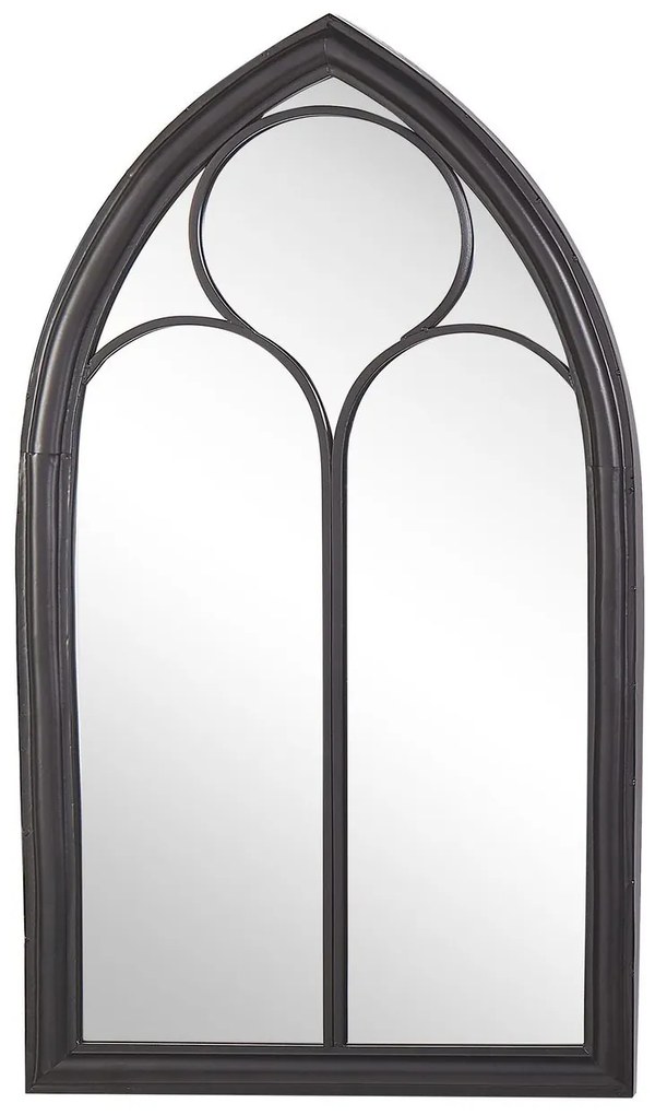 Fekete falitükör 62 x 113 cm TRELLY Beliani