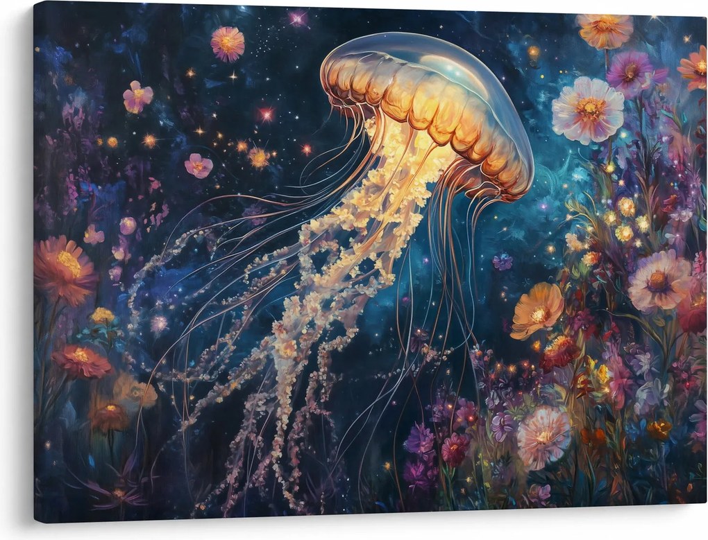 Kép - Varázslatos medúza (70x50 cm)