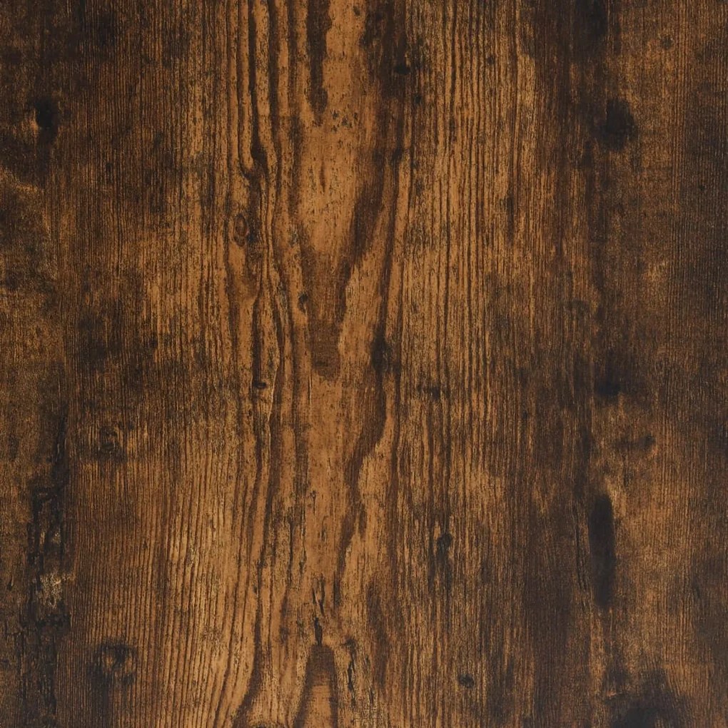 füstös tölgy színű ágykeret fej- és lábtámlával 180 x 200 cm