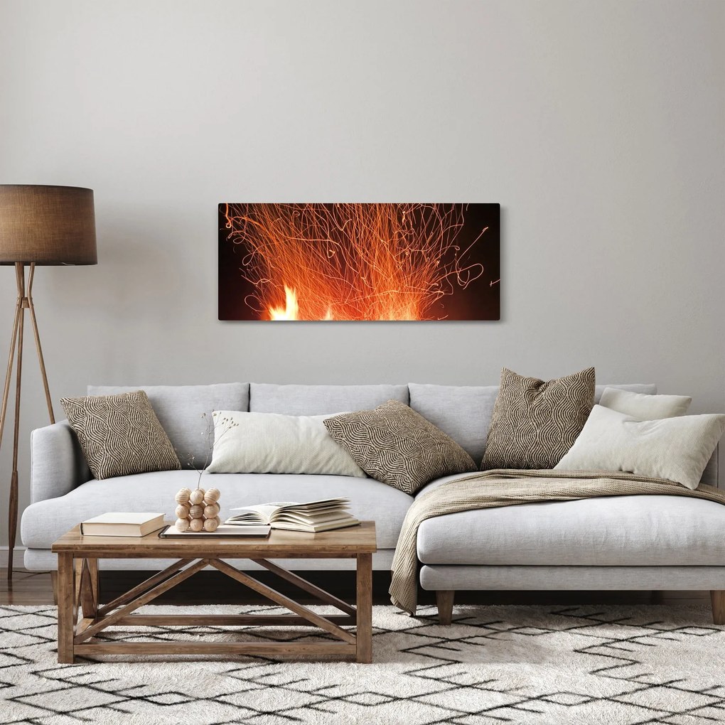 A tűz képe (120x50 cm)