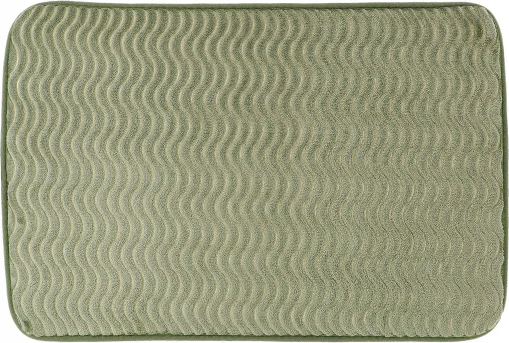 Fürdőszobaszőnyeg khaki Brazi 40x60cm puha fürdőszoba szőnyeg dekoratív