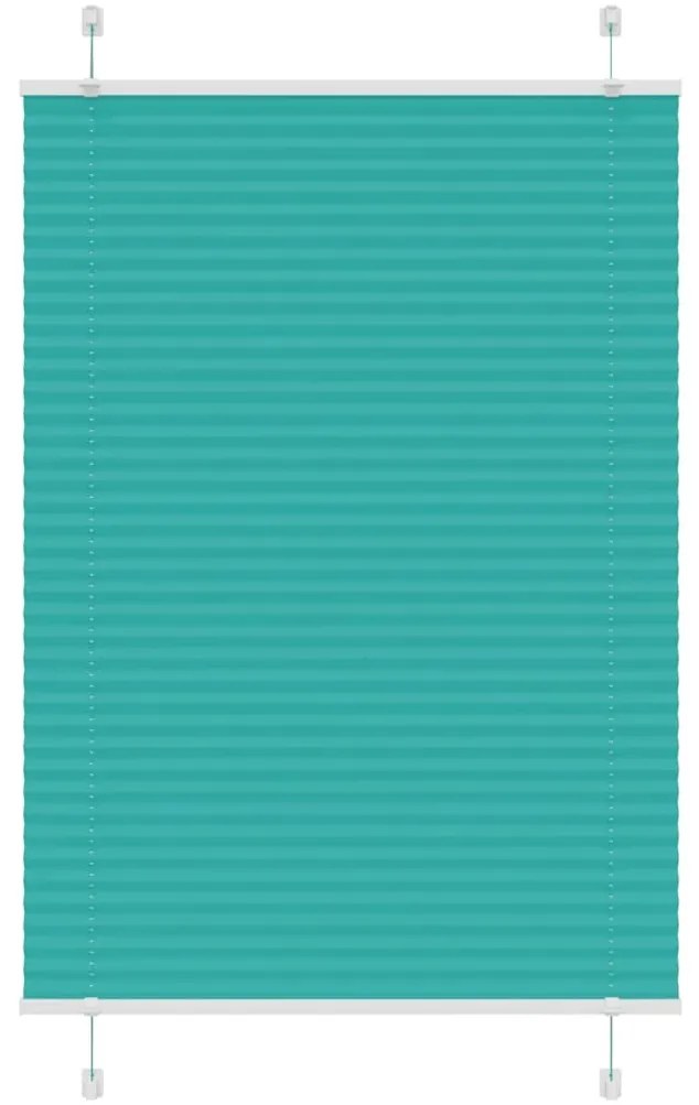 pliszírozott redőny Benzinzöld 100x150 cm szövetszélesség
