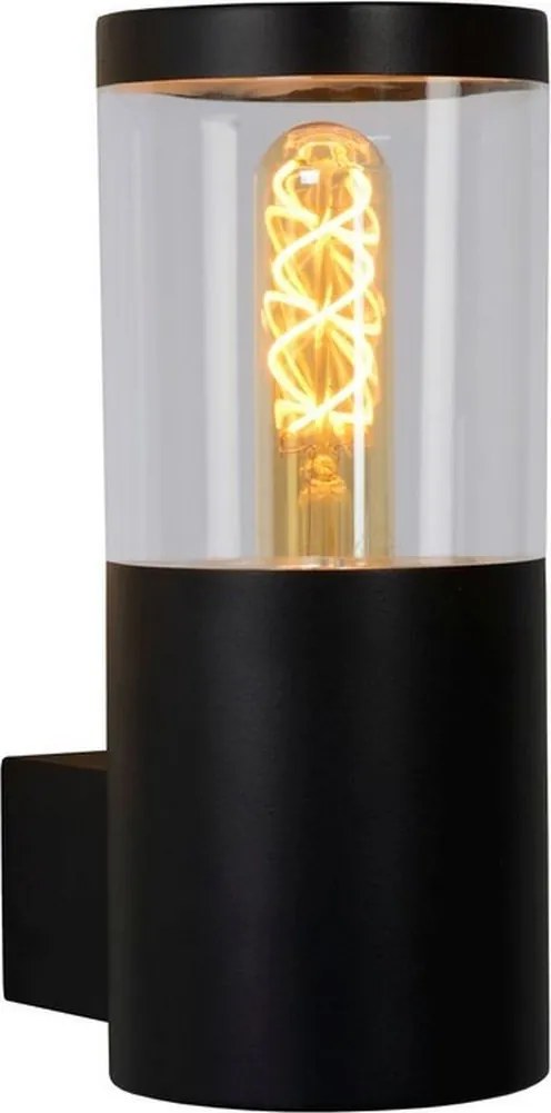 LUCIDE 14899-01-30 FEDOR Modern Kültéri Fali Lámpa Fekete E27 IP44
