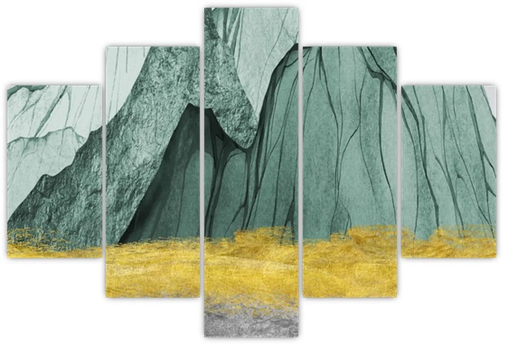 Kép - Smaragdhegység N⁰3 (150x105 cm)