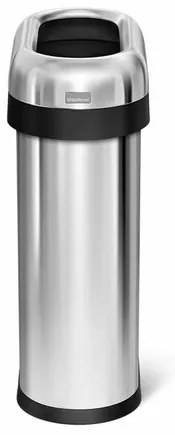 Simplehuman Hulladékgyűjtő kereskedelmihelyiségekbe 50 l, rozsdamentes acélból