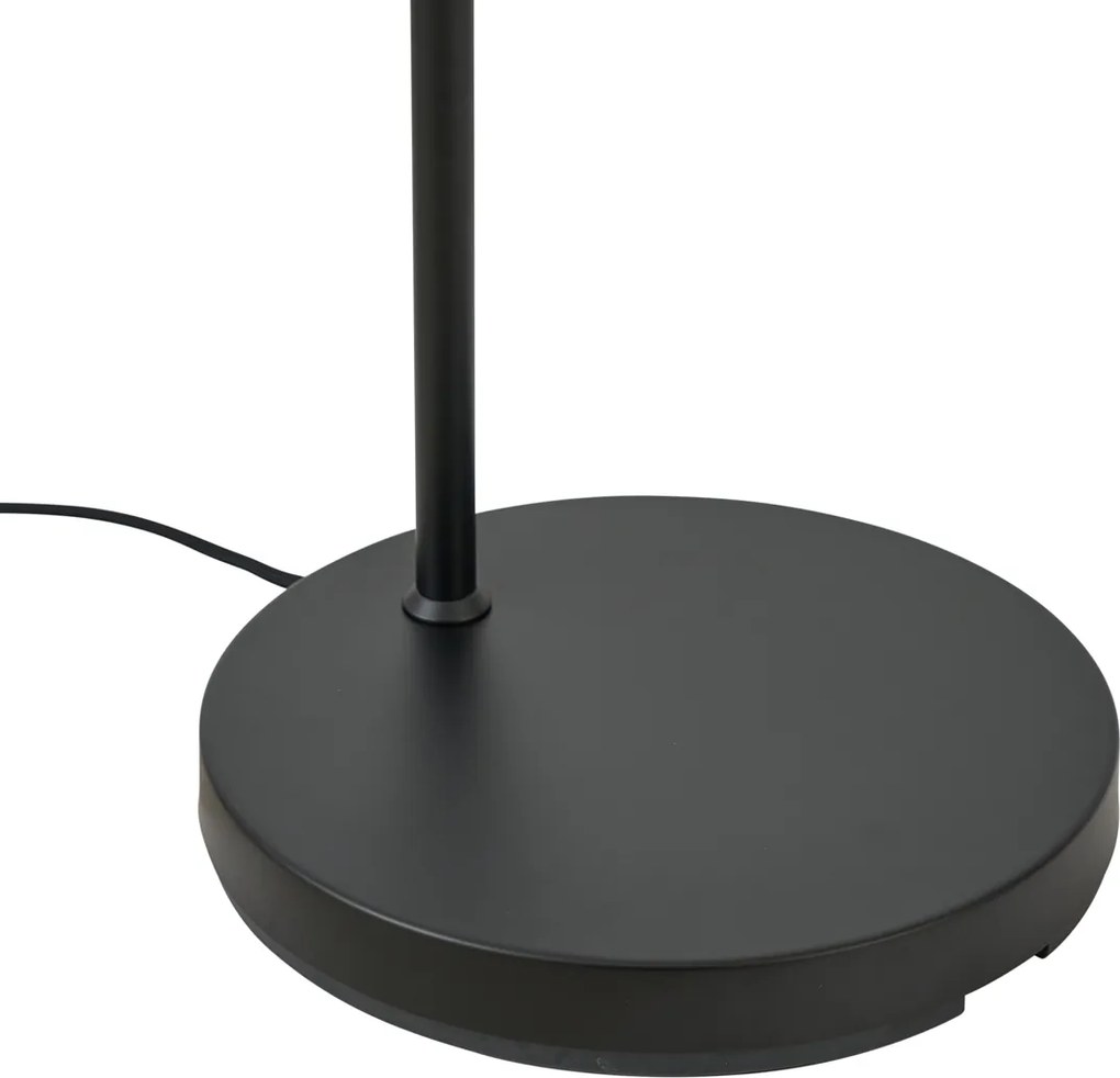 Hotel Chic állólámpa fekete és arany színben, zöld üveggel - Zuzanna