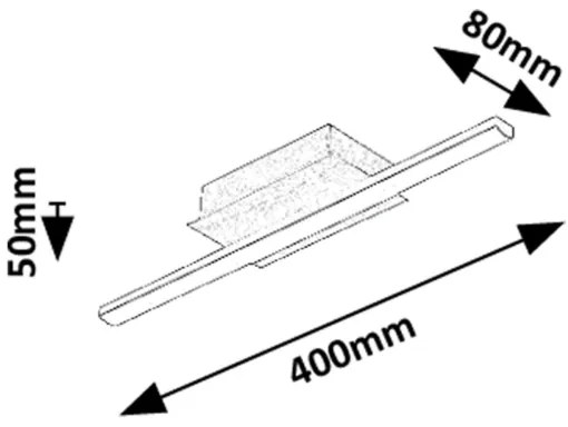 Rabalux 71397 - LED mennyezeti lámpatest DEMIR LED/8W/230V 4000K