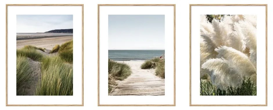Kép szett 3 db-os 30x40 cm Beach – knor