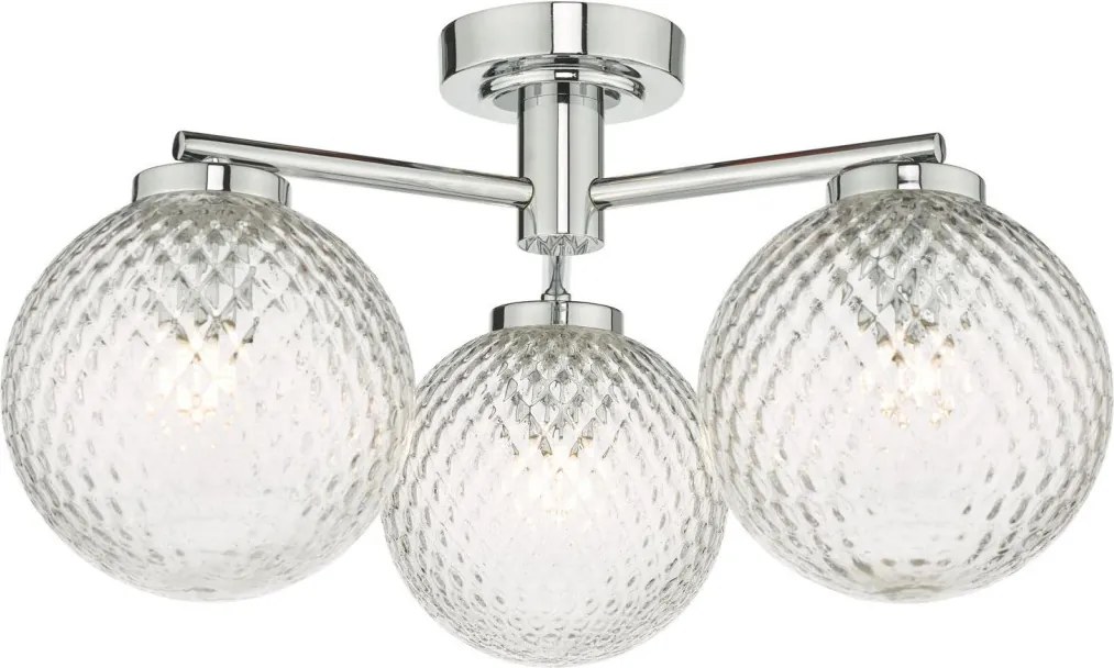 Dar Lighting WAYNE WAY5350 Plafonlámpa 3x3W/G9 IP44